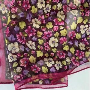 Echo Sheer Floral Scarf